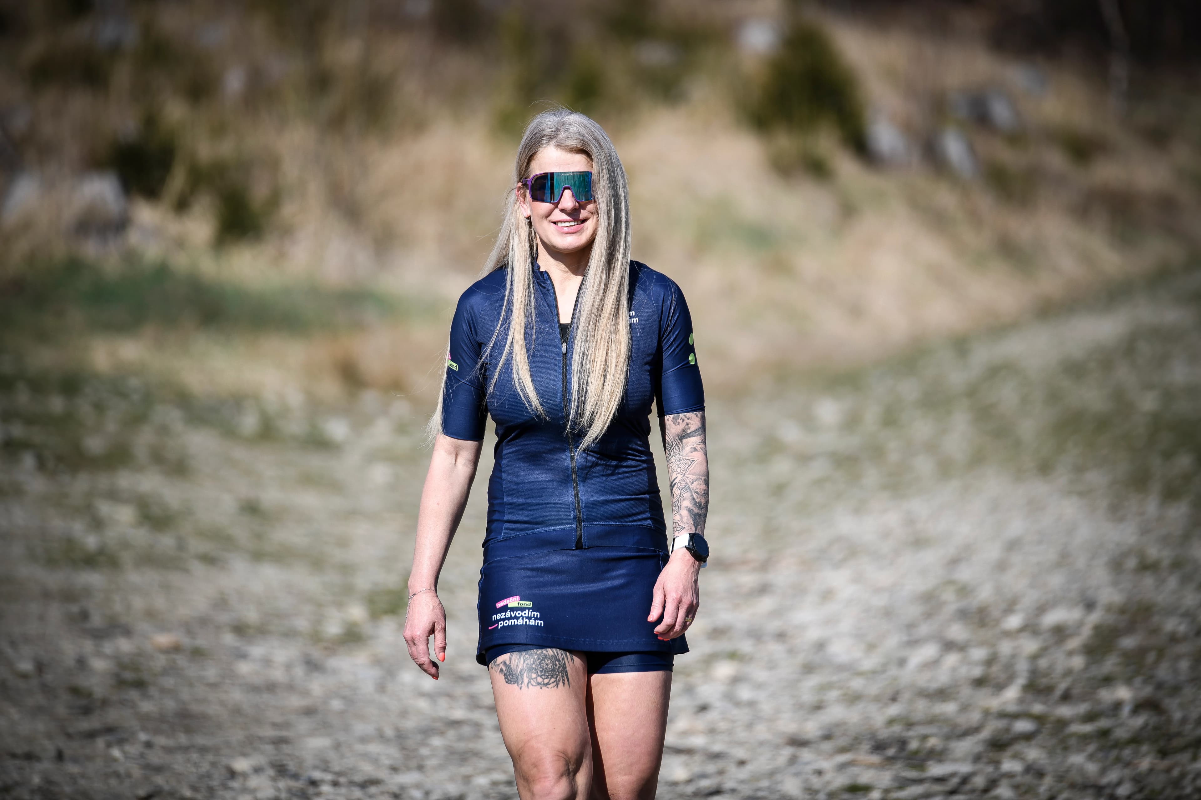 Linda Tekeli running